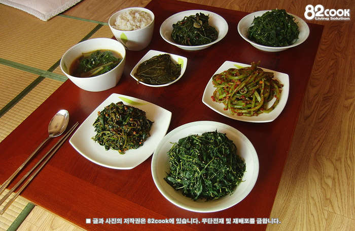 너무 맛있는 고구마줄기 김치 ::: 82cook.com 너무 맛있는 고구마줄기 김치 ::: 82Cook.Com