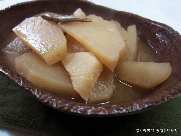 촌스런 반찬 무짠지 된장지짐 ::: 82cook.com