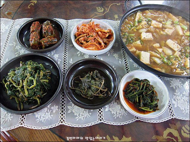 머위나물과 된장찌개가 있는 소박한밥상 ::: 82cook.com