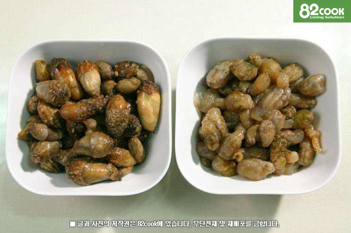 미더덕과 만득이 구별하기 ::: 82cook.com